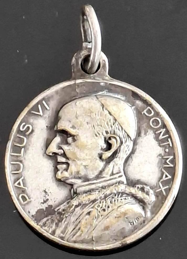 Vaticaan Draagpenning Paus Paulus VI (1963-1978), Ophalen of Verzenden, Overige materialen, Nederland