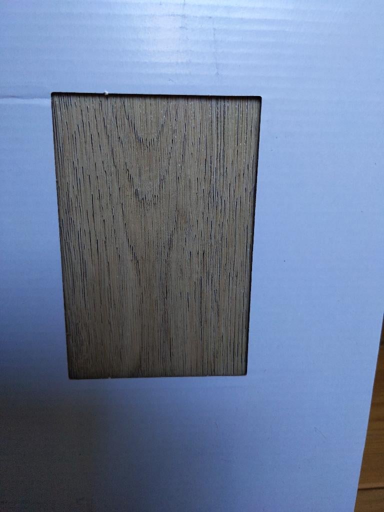 PVC Clickvloer warm bruin eiken, Ophalen, Kunststof, 50 tot 150 cm, Nieuw