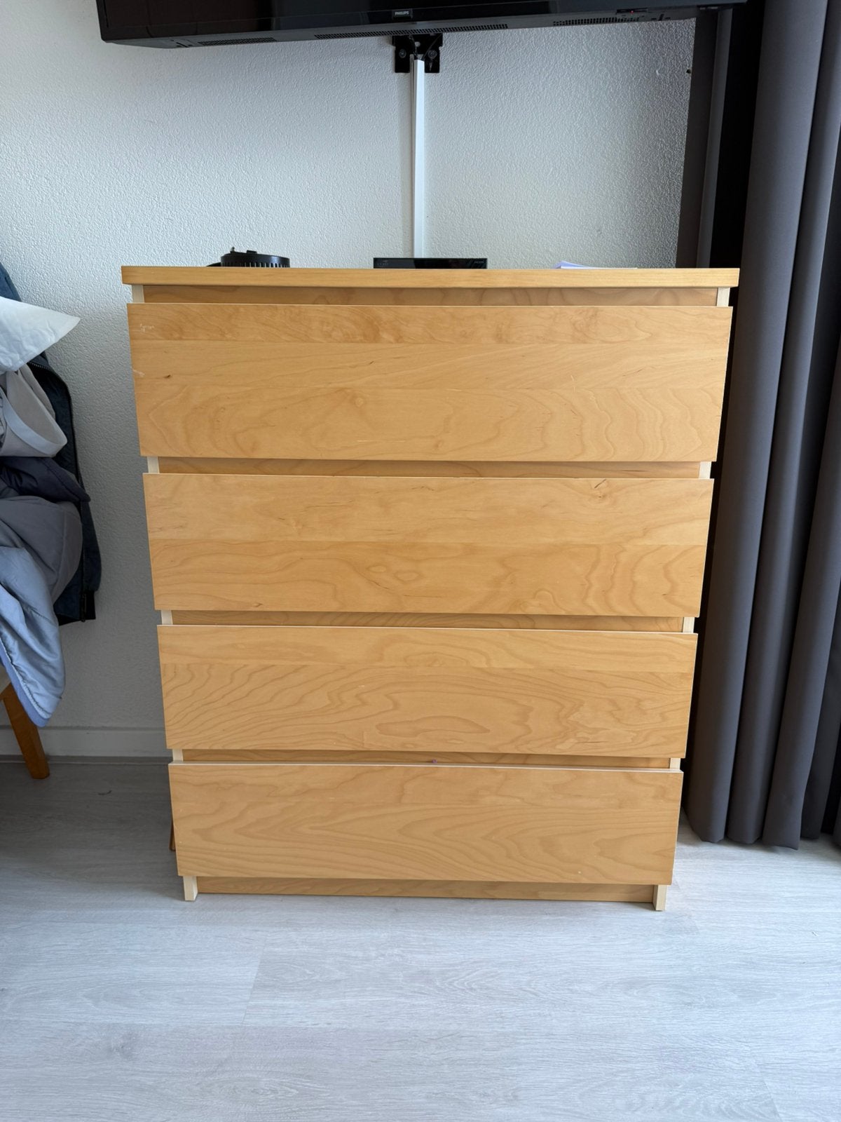 Ikea malm ladenkast gratis, Ophalen, 50 tot 100 cm, Zo goed als nieuw, 3 of 4 laden
