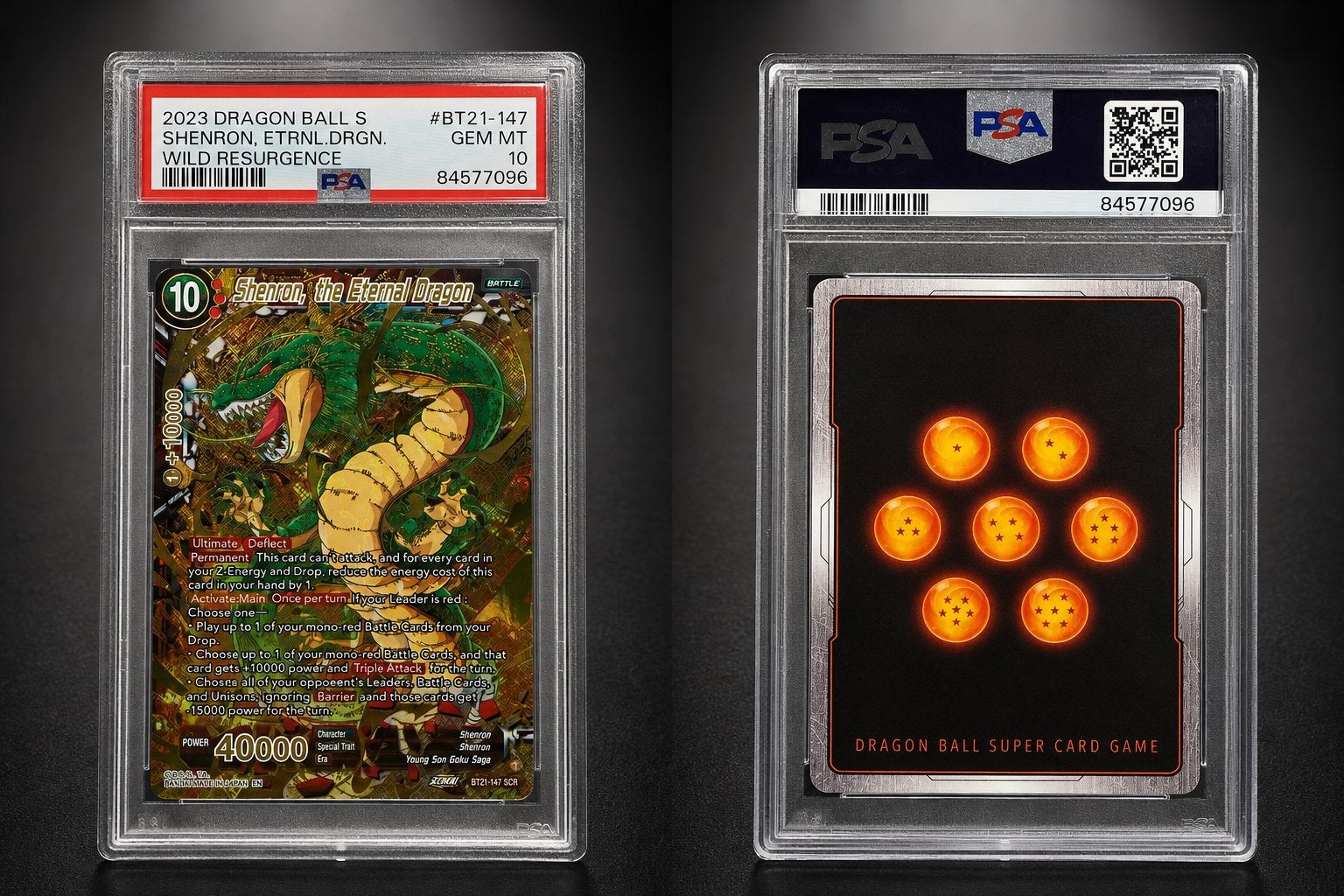 Dragon Ball Shenron PSA 10, Ophalen of Verzenden, Nieuw, Losse kaart