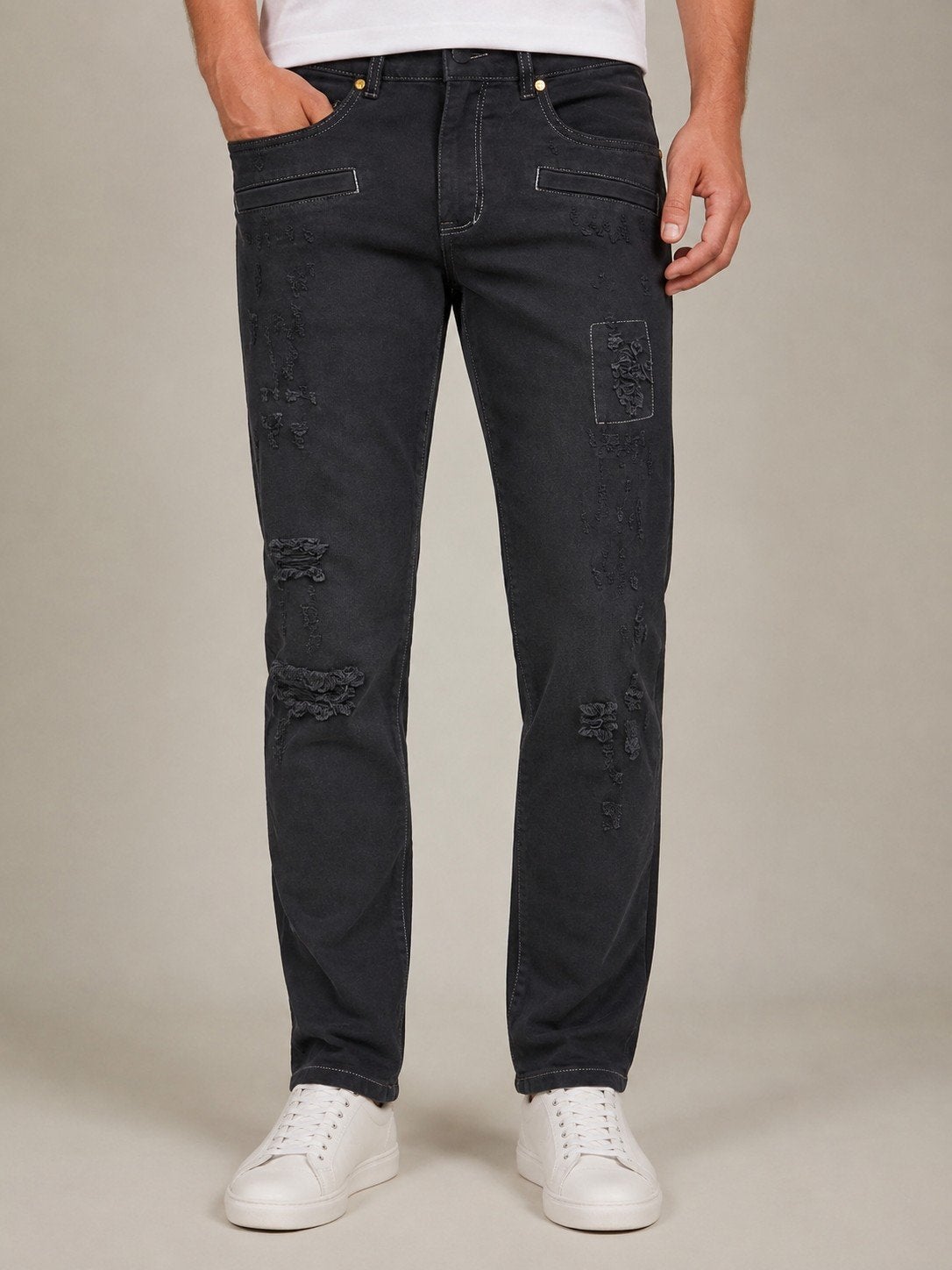 PIERRE BALMAIN jeans maat 33, PIERRE BALMAIN, Zwart, Nieuw, Ophalen of Verzenden