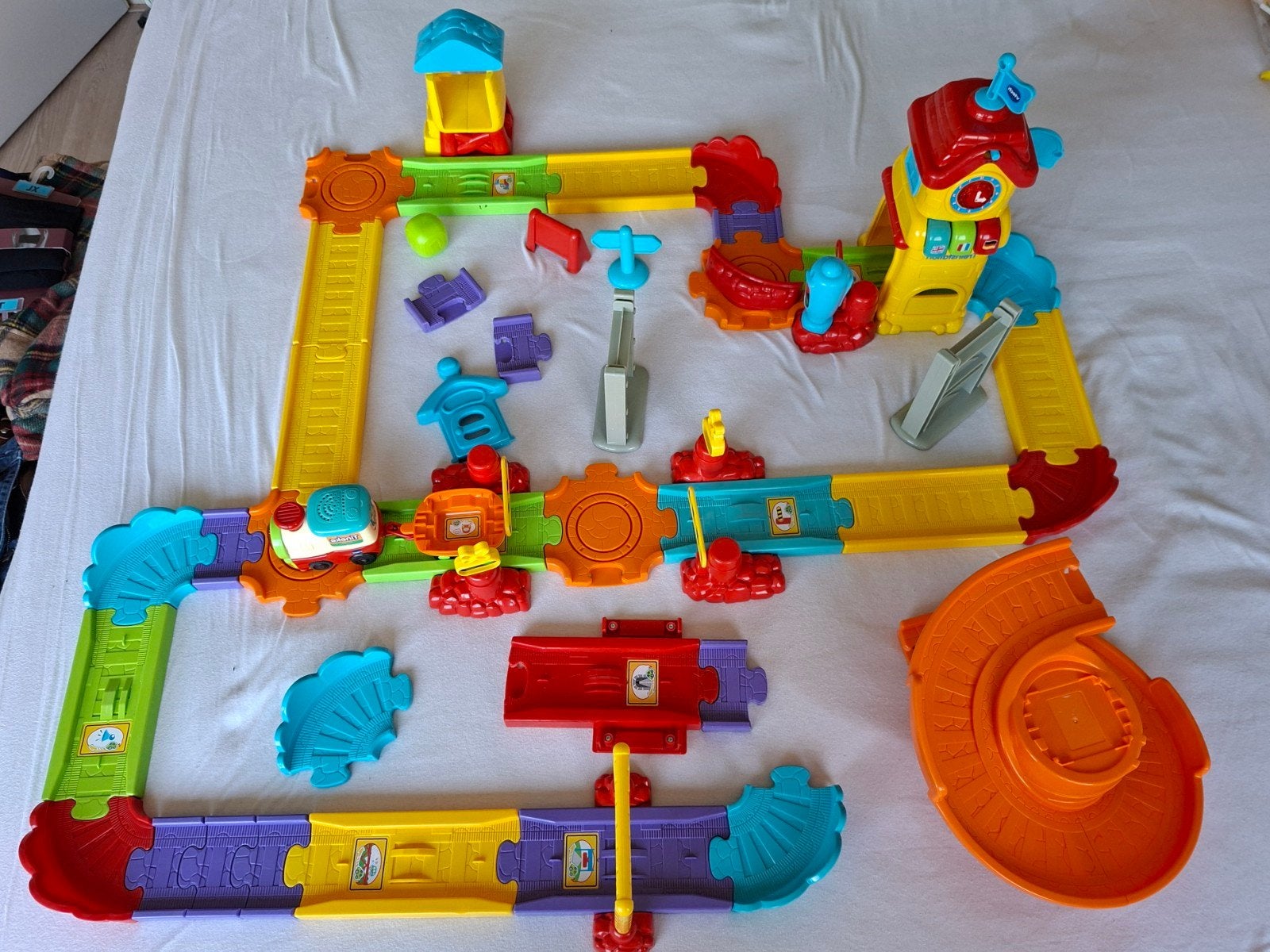 Vtech Toet Toet Treinbaan Onderdelen (set is incompleet), Ophalen, Gebruikt, 2 tot 4 jaar