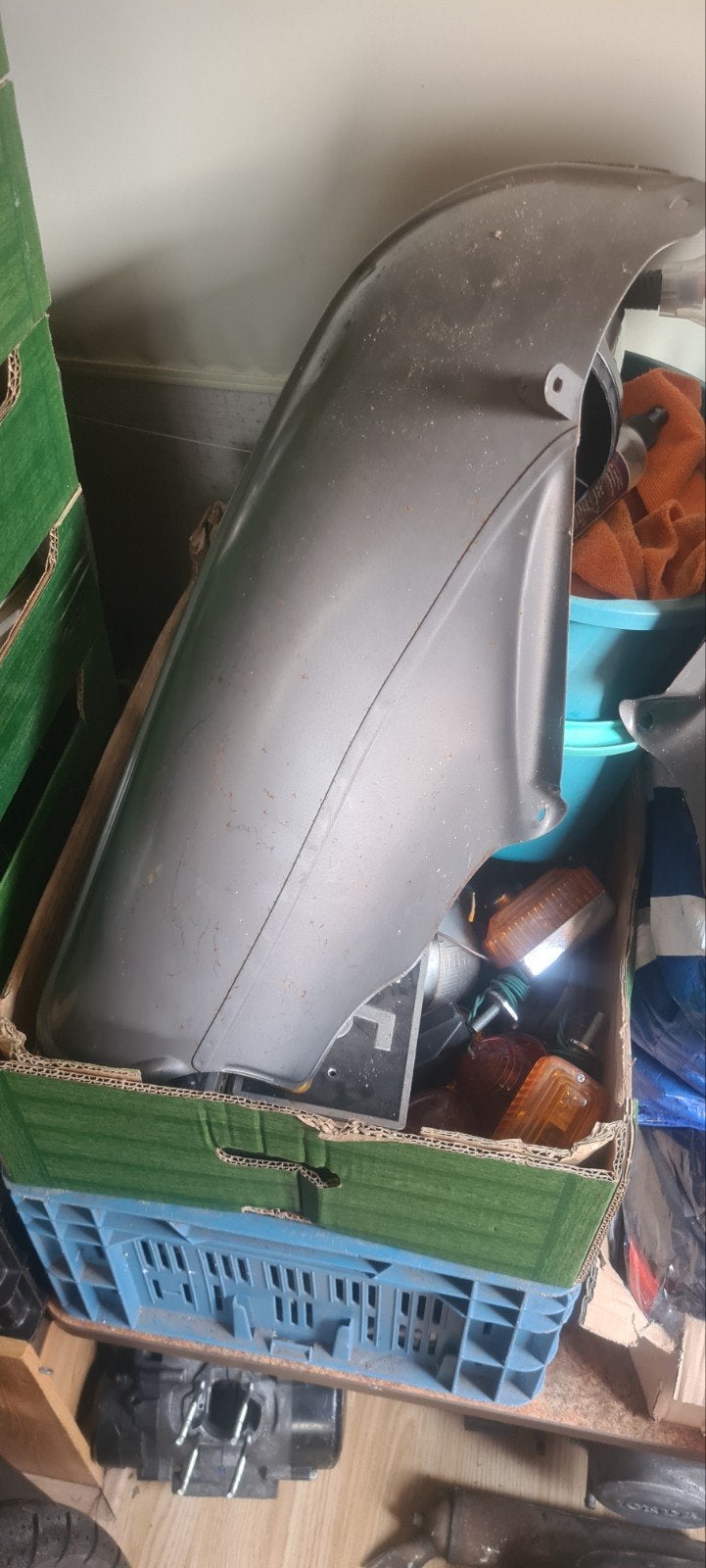 kaptein mobylette motobecane set beenschilden, Ophalen of Verzenden, Nieuw, Overige merken