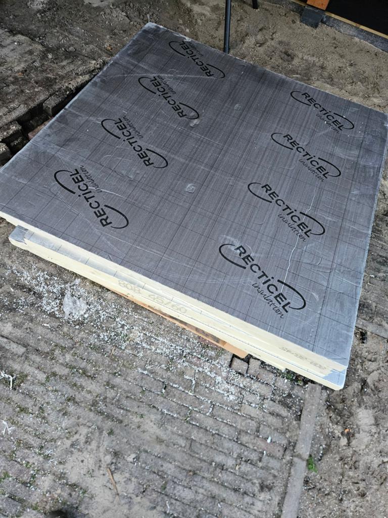 Pir afschotplaten en vlakke platen, Doe-het-zelf en Verbouw, Isolatie en Afdichting, Ophalen, Hardschuim (Pir)