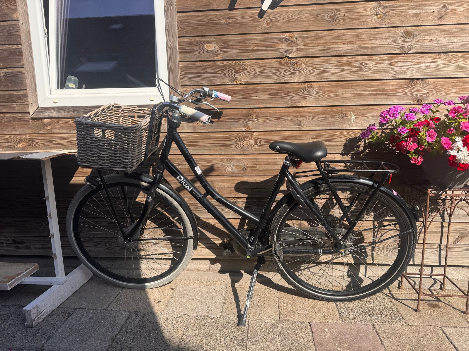 Rivel Urban Lancaster damesfiets met mand - 53 cm, Terugtraprem, Gebruikt, Versnellingen, 50 tot 53 cm