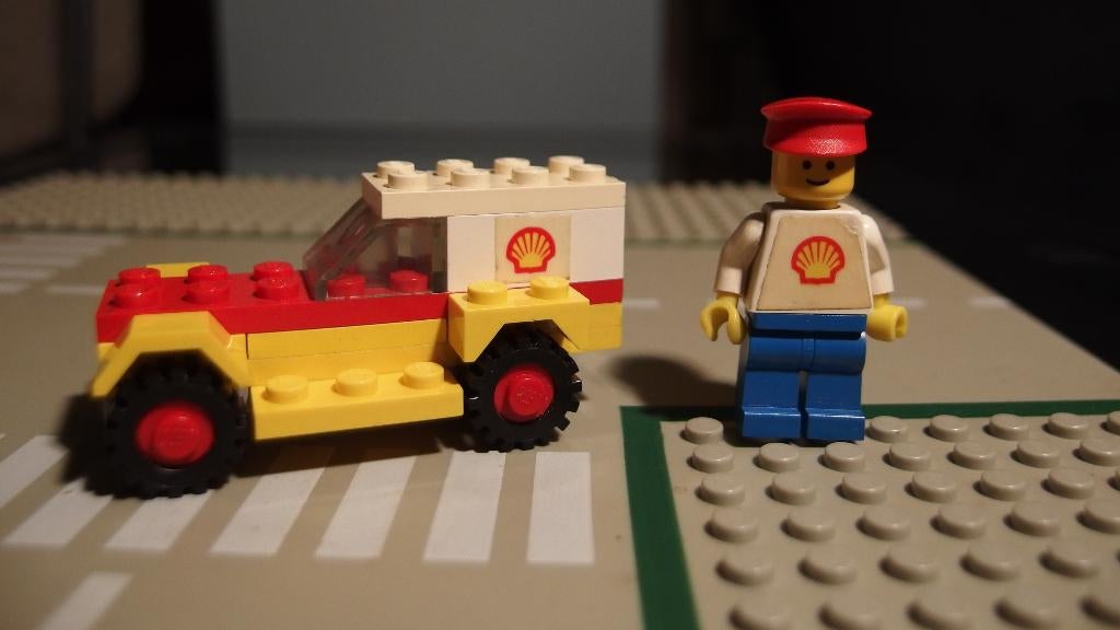 LEGO 604 Shell Service Car, Compleet, Gebruikt, Overige thema's, Lego