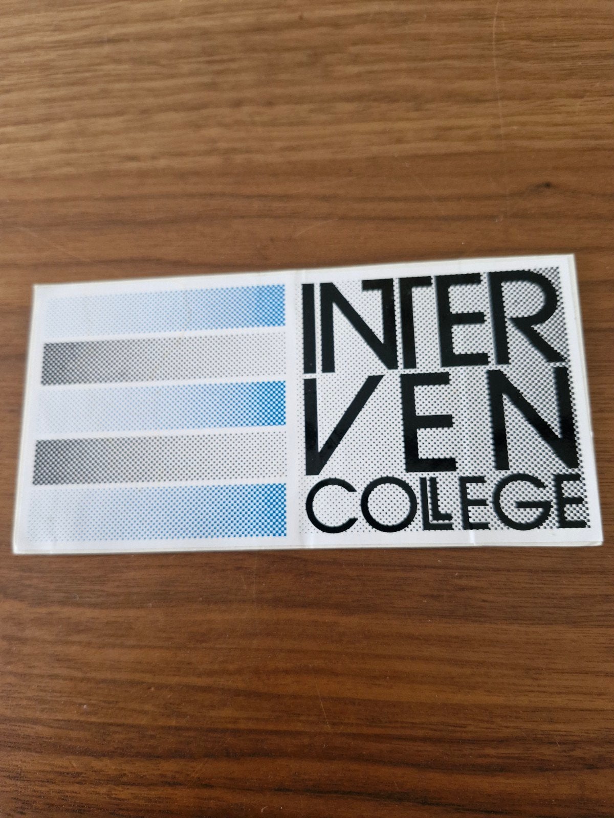 10236 Sticker Interven College, Ophalen of Verzenden, Nieuw, Overige typen