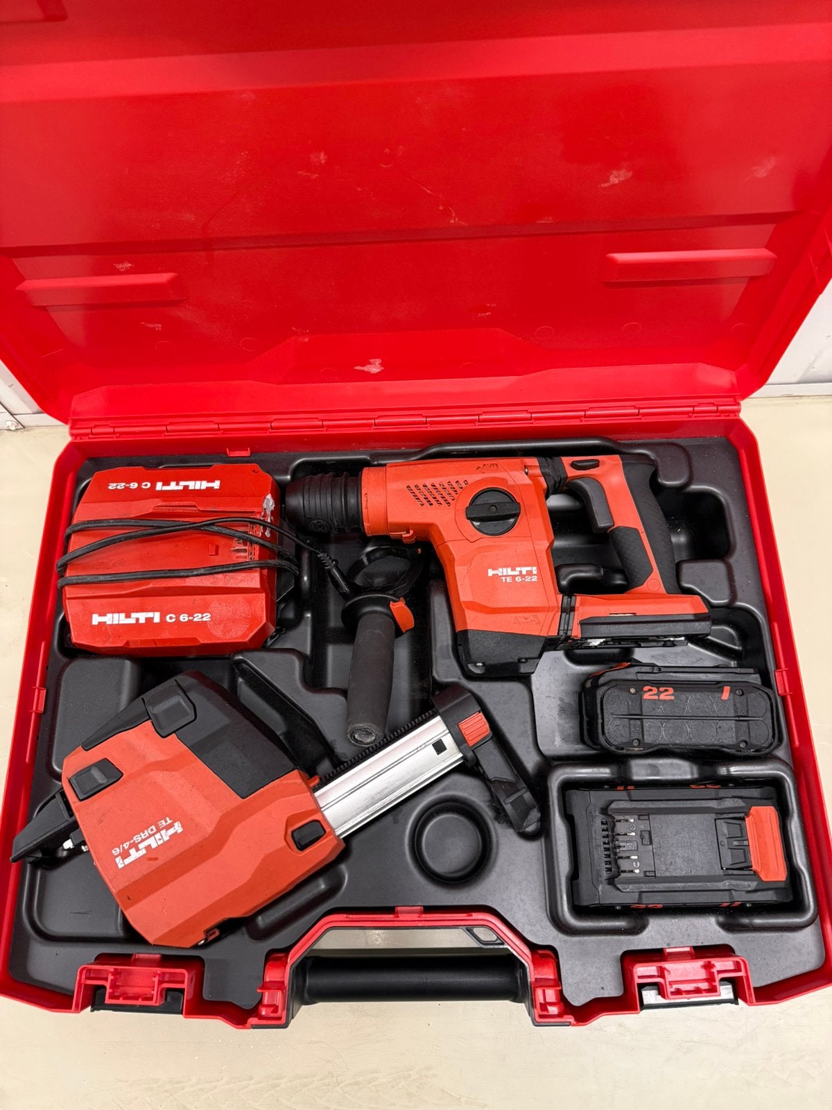 Hilti Nuron boorhamer set, Ophalen of Verzenden, Zo goed als nieuw, Boor- en/of Breekhamer