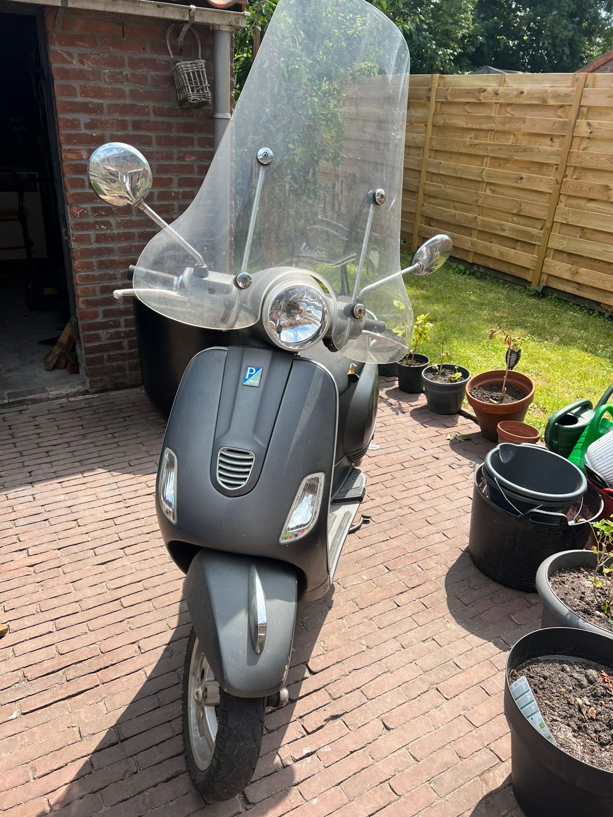 Vespa lx 2013 4t 4 takt grijs mat geen touring, Ophalen, Zo goed als nieuw, Benzine, Vespa