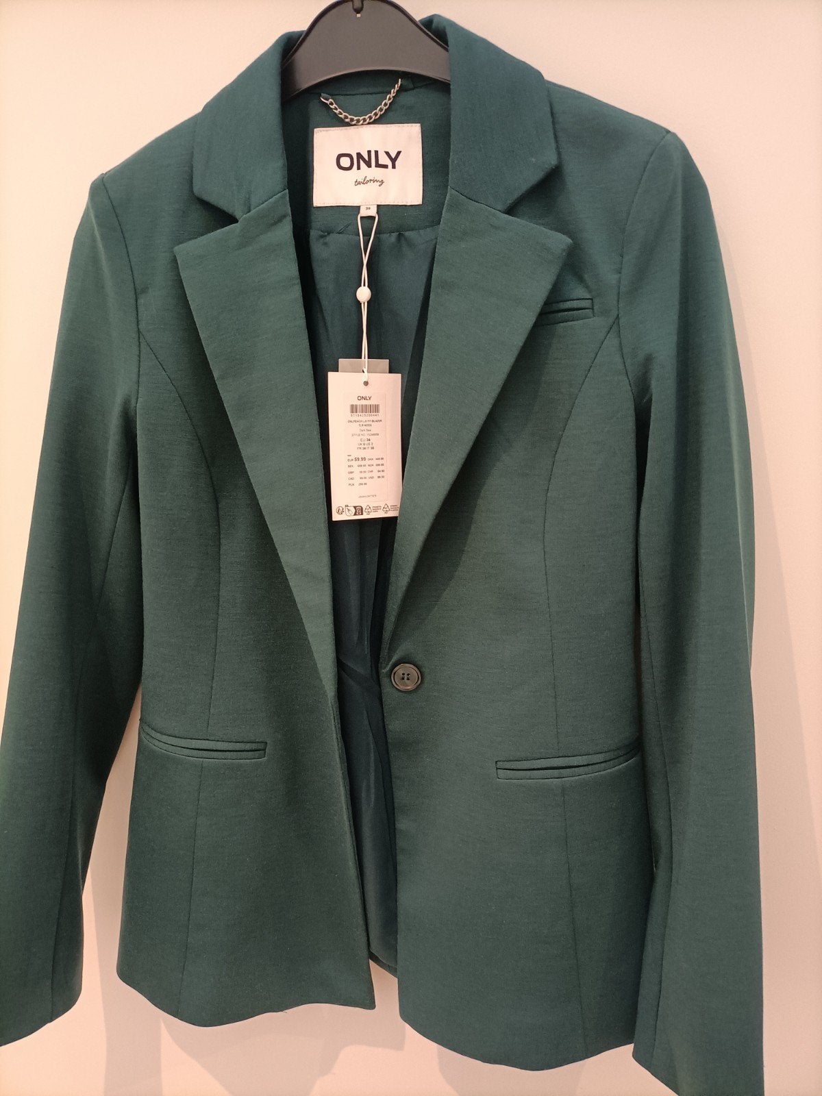 Nieuw groen Only broekpak: maat 34, Ophalen of Verzenden, Nieuw, Maat 34 (XS) of kleiner, Groen