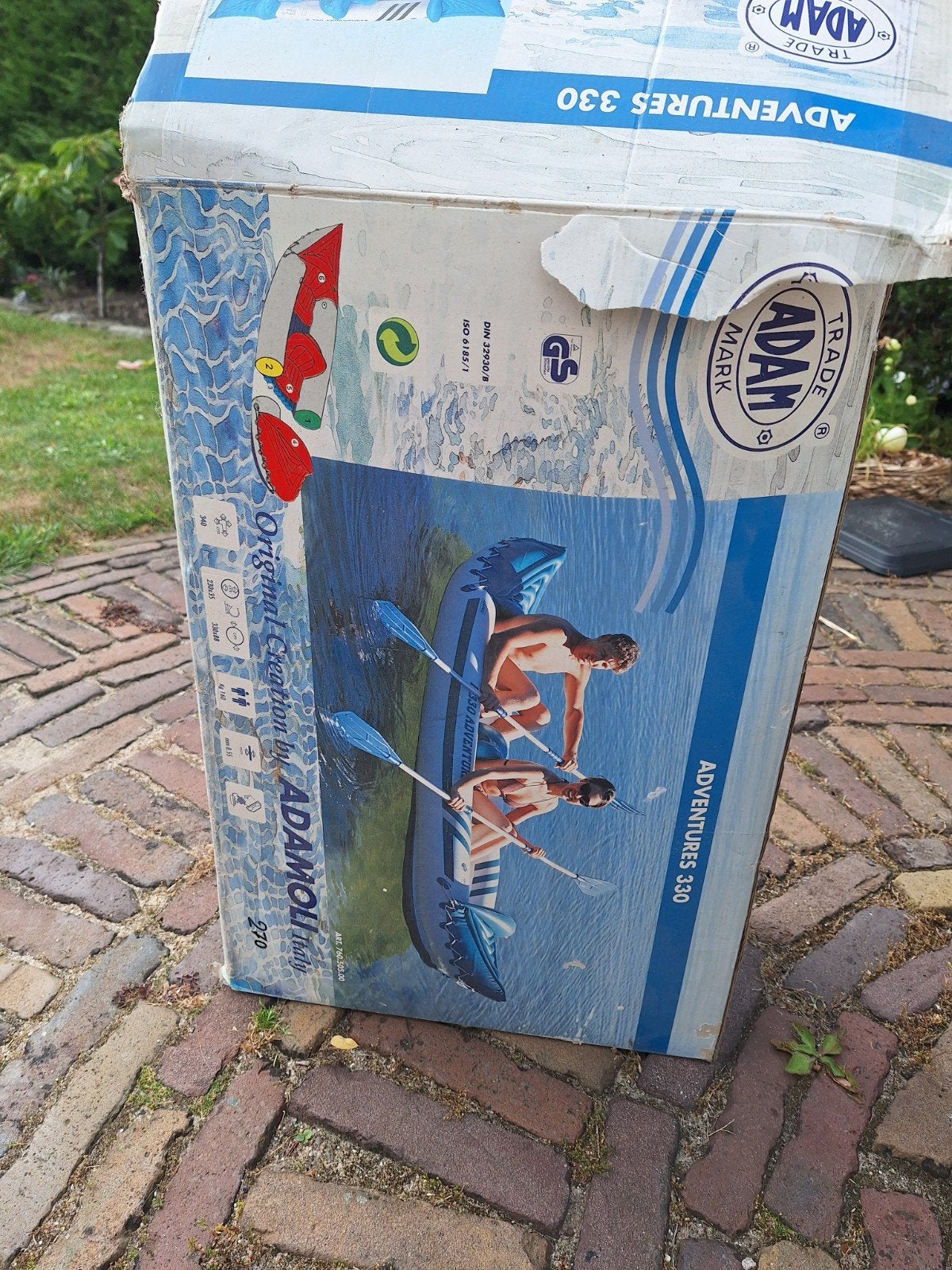 Opblaasbare Kajak Adam Adventures 330, Watersport en Boten, Kano's, Ophalen, Nieuw, Kajak