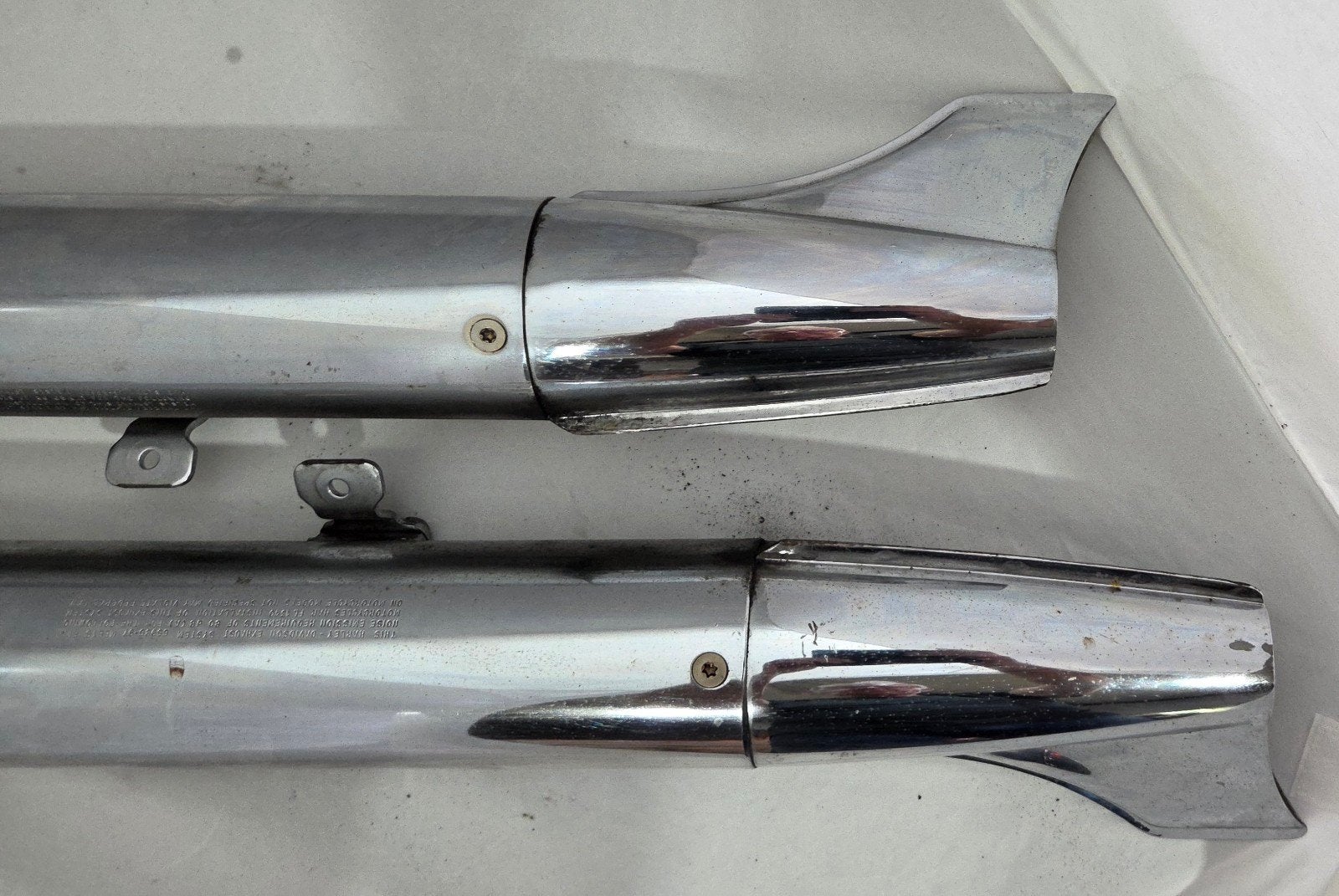 Harley-Davidson Springer Fishtail uitlaten, Ophalen of Verzenden