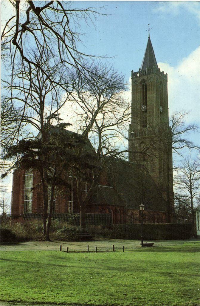 Amerongen, Andrieskerk - ongelopen, Ophalen of Verzenden, Voor 1920, Ongelopen, Noord-Brabant