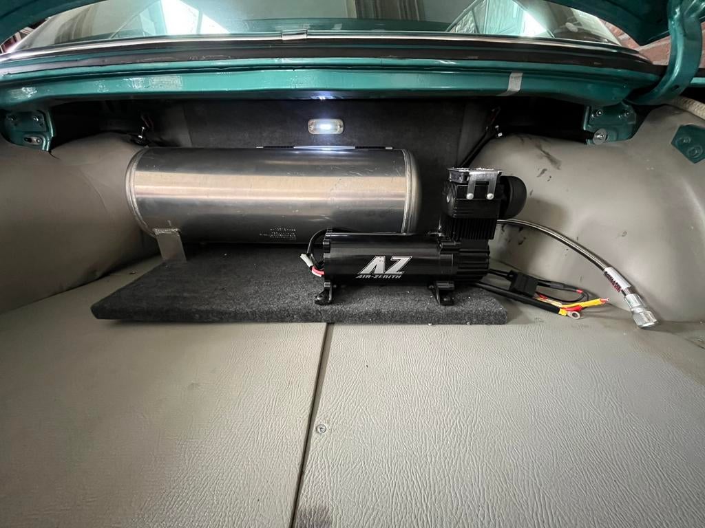 Airride 20L  luchttank aluminium + Air-Zenith compressor, Auto-onderdelen, Ophanging en Onderstel, Ophalen of Verzenden, Gebruikt
