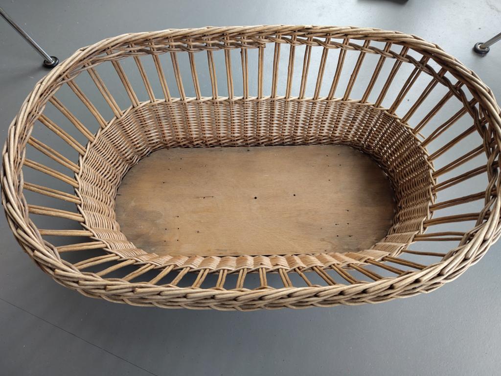 Rieten mand, Huis en Inrichting, Ophalen, Rechthoekig, Riet