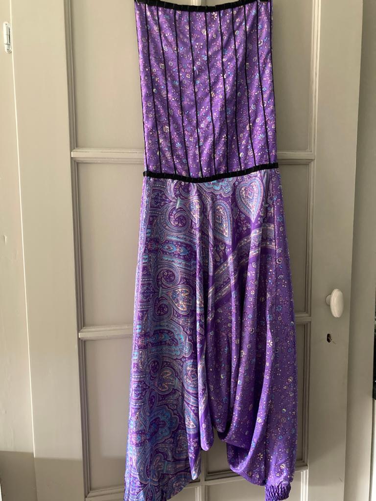 Paars harem jumpsuit Intiwasi, maat M, Kleding | Dames, Jumpsuits, Ophalen of Verzenden, Zo goed als nieuw, Maat 38/40 (M), Paars