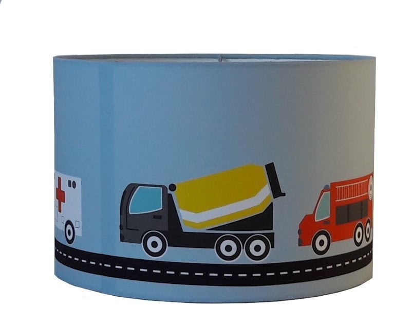 Hanglamp Kinderlamp Werk Voertuigen op de Weg Designed4kids, Designed4Kids, Nieuw, Ophalen of Verzenden, Designed4kids@live.nl