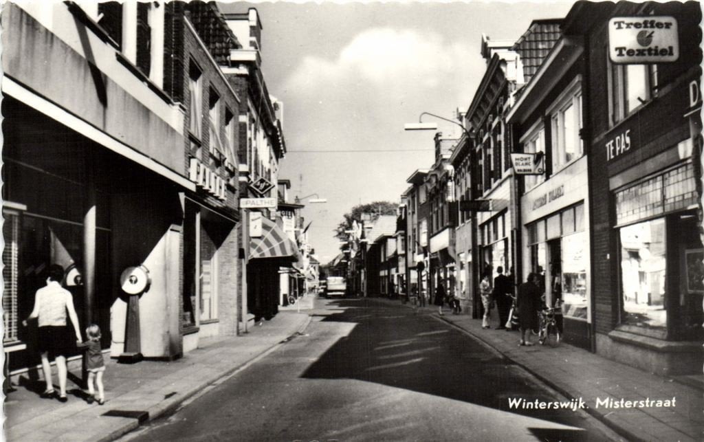 Winterswijk. Misterstraat - Palthe / Te Pas - ongelopen, Verzamelen, Verzenden, 1940 tot 1960, Ongelopen, Gelderland
