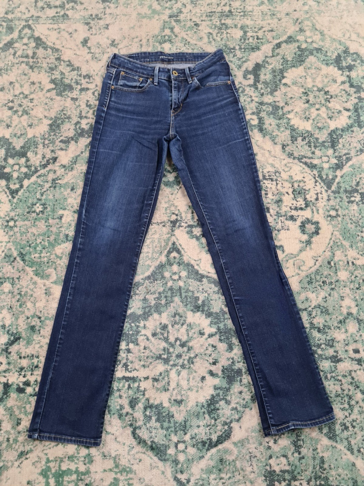 Levi's demi curve classic straight W27 L32 Tulsi2732, Blauw, Ophalen of Verzenden, Zo goed als nieuw, W27 (confectie 34) of kleiner
