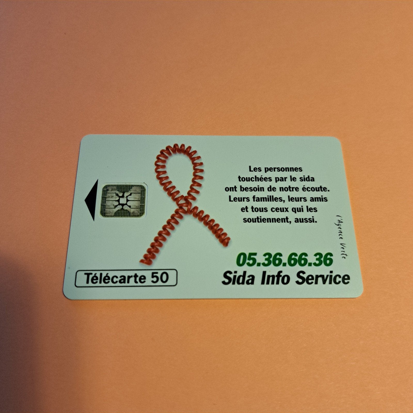 Vintage Franse Télécarte 50 eenheden - Sida Info Service, Verzamelen, Ophalen of Verzenden, Buitenland