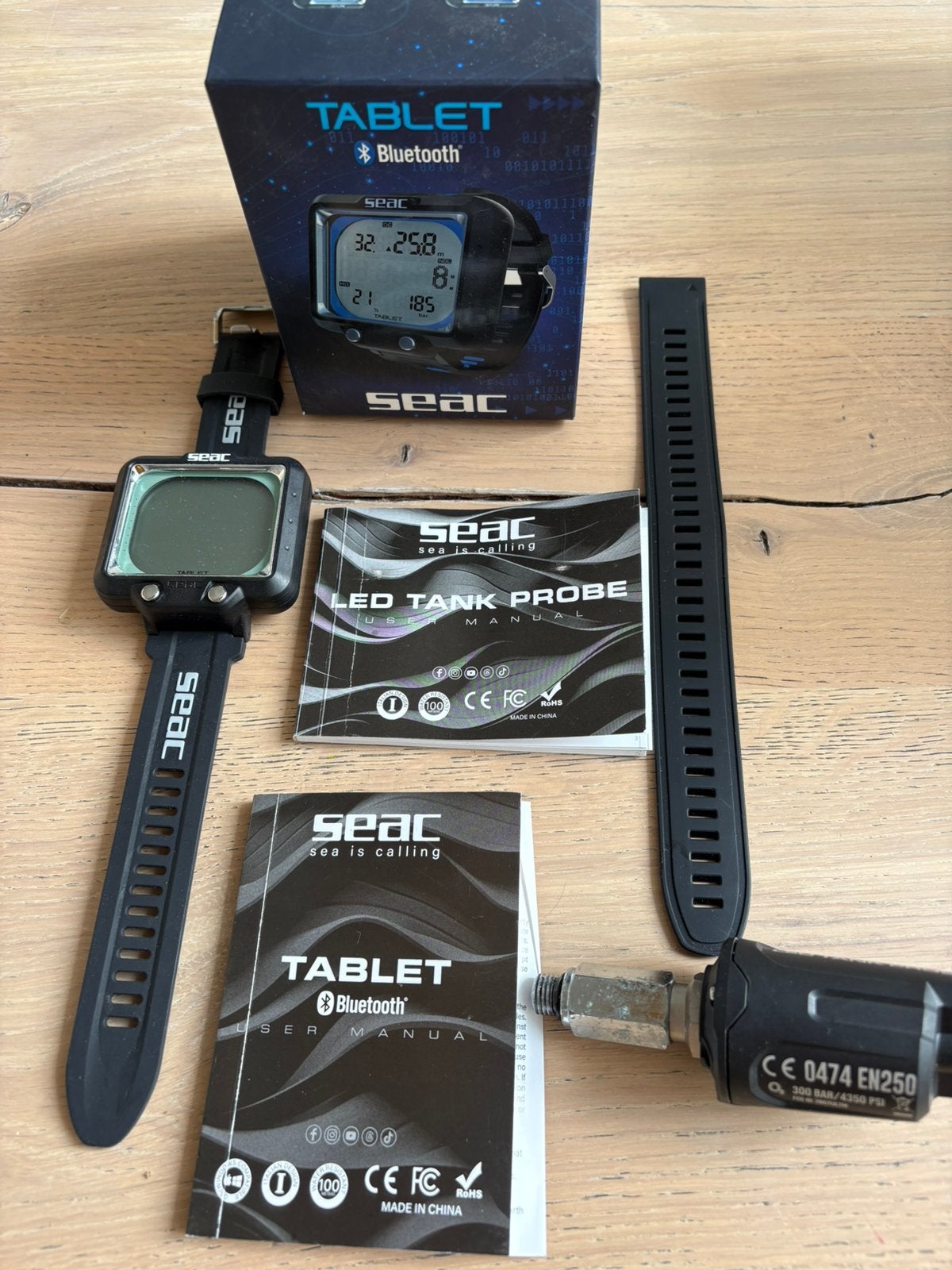 Nieuw SEAC duikhorloge en zender, Watersport en Boten, Duiken, Ophalen of Verzenden, Nieuw, Duikcomputer