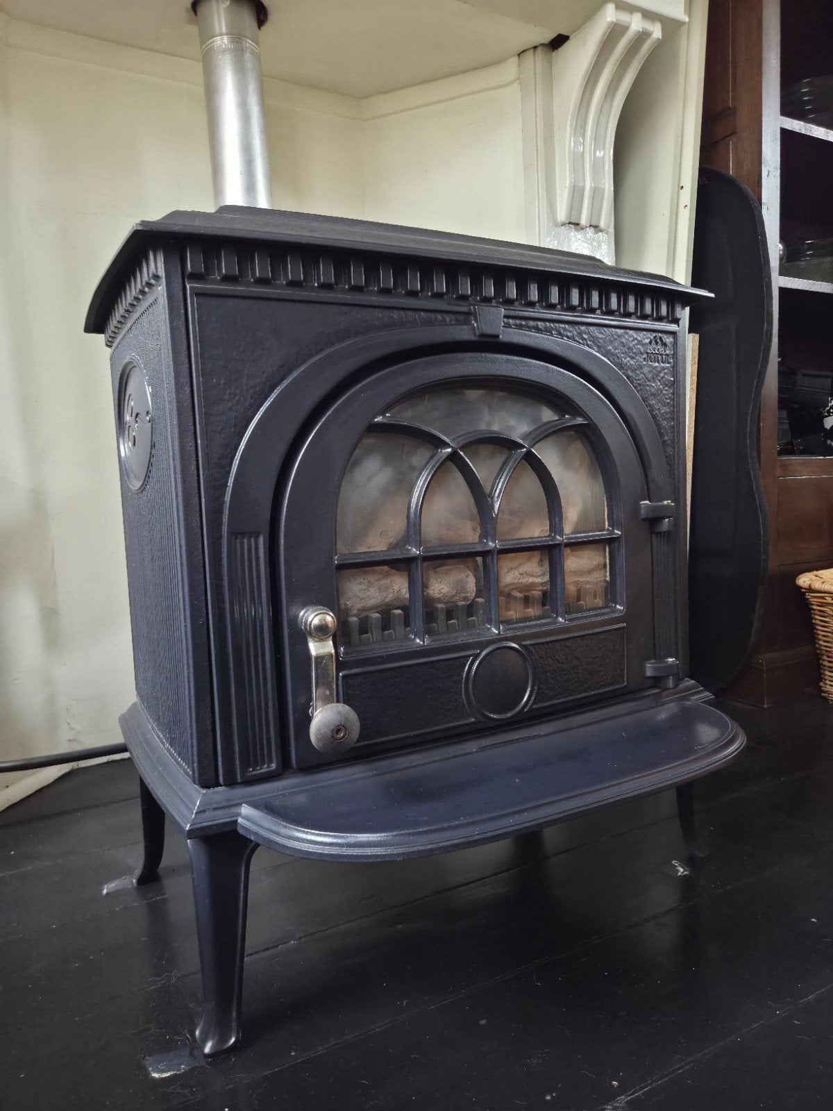 Jøtul 8 gaskachel – aardgas – 9,7 kW – goed werkend, Ophalen, Gebruikt, Gas, Vrijstaand