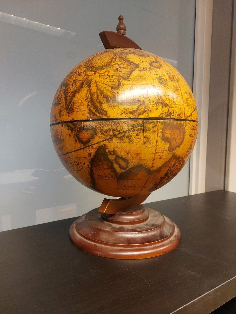 tafelmodel globebar / wereldbol ( 5001024), Ophalen