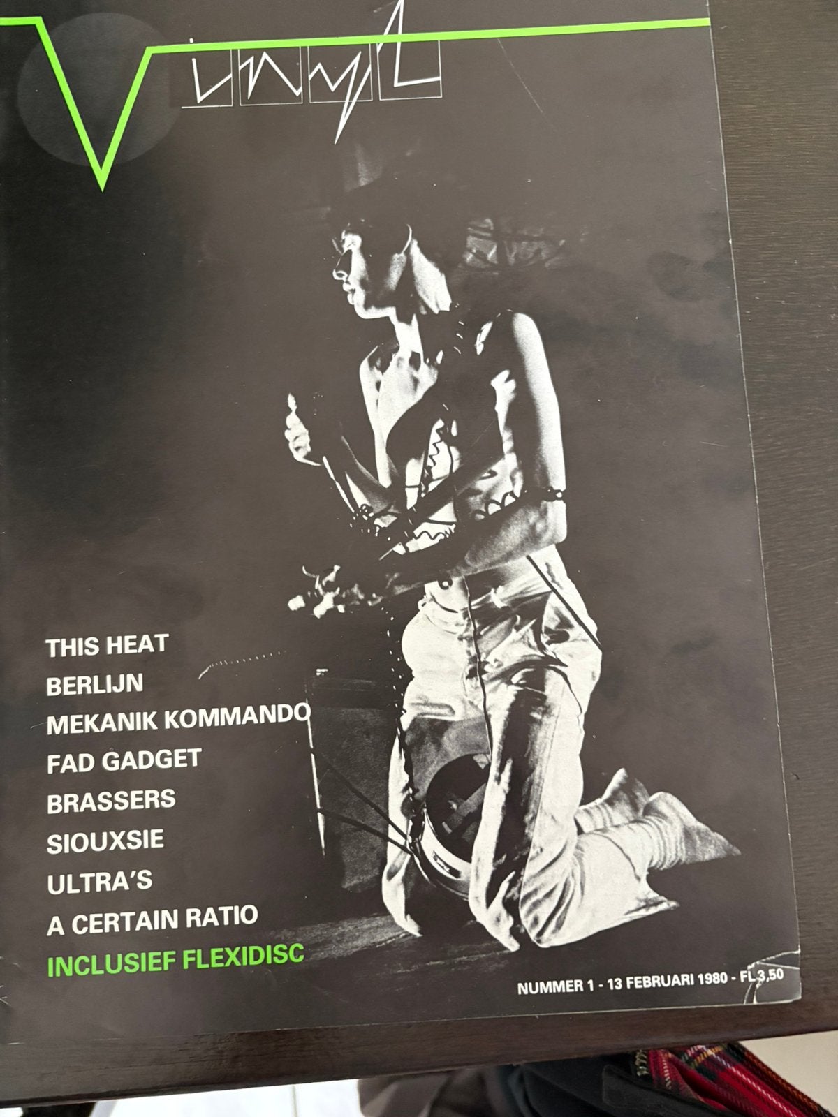 Vinyl magazine nr. 1, 1980 met flexidisc Mekanik Kommando, Gebruikt, Overige formaten, Overige typen, 1980 - 1989