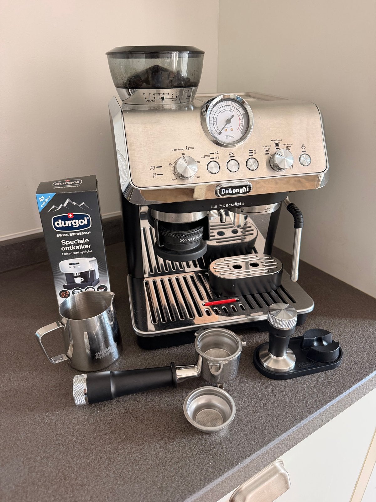 De'Longhi La Specialista Arte Espresso Machine, Stoompijpje, Espresso apparaat, Zo goed als nieuw, 1 kopje