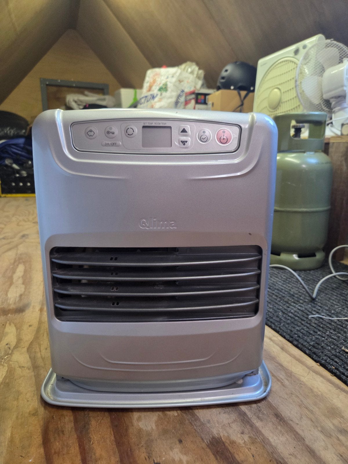 Qlima SRE 3531 C-2 Laserkachel (3100W), Huis en Inrichting, Ophalen, Gebruikt, Overige brandstoffen, Petroleumkachel
