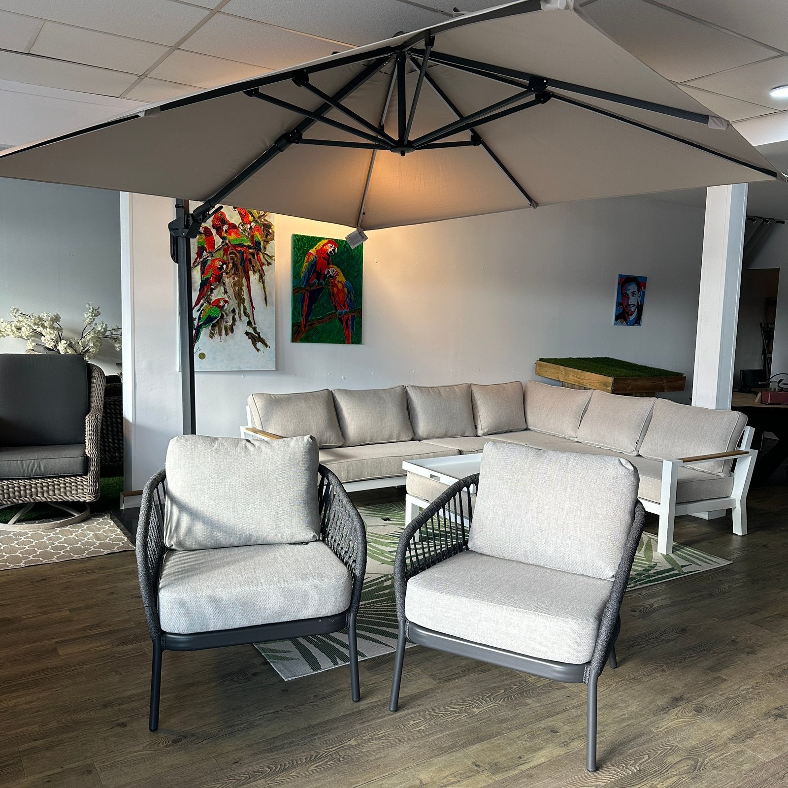 2x COCO Loungestoelen / Tuinstoelen – NIEUW — TWV €800,- !!!