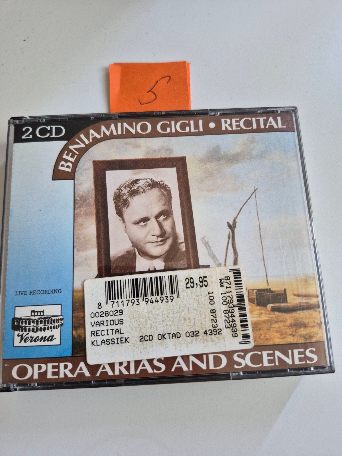 Beniamino Gigli - Recital: Opera Arias and Scenes (2CD), Gebruikt, Verdi, Opera of Operette, Modernisme tot heden