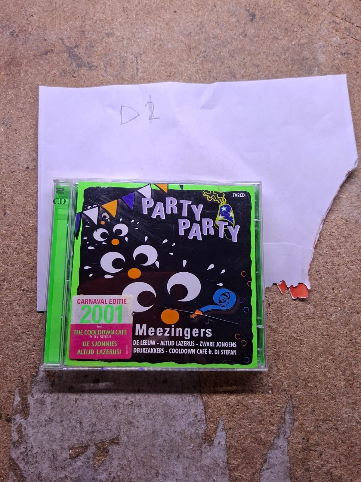 Party Party Meezingers Carnaval Editie 2001 CD (TV2CD), Cd's en Dvd's, Ophalen of Verzenden, Gebruikt, Verzamelalbum, Inclusief doosje