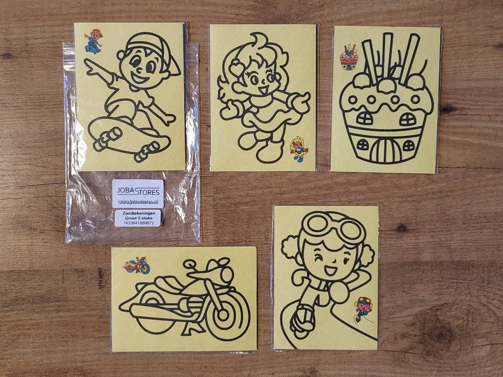 Zandkleuren 5 stuks NIEUW!!, Ophalen, Nieuw, Educatief, Knutselwerk