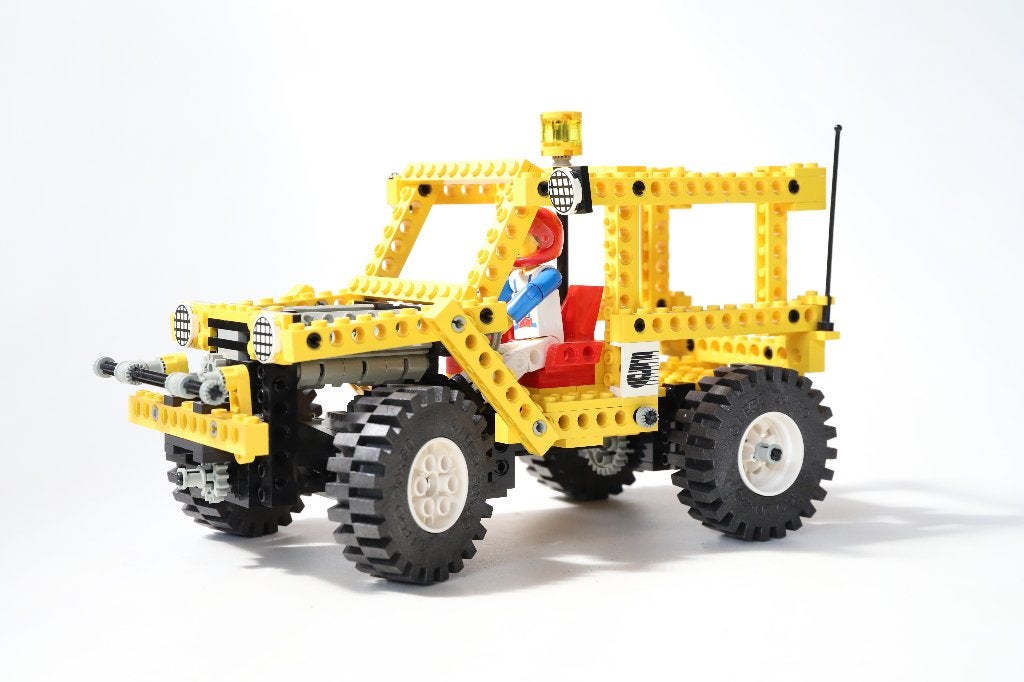 LEGO Technic 8850 Rally Support Truck (1990), Compleet, Gebruikt, Lego, Ophalen of Verzenden