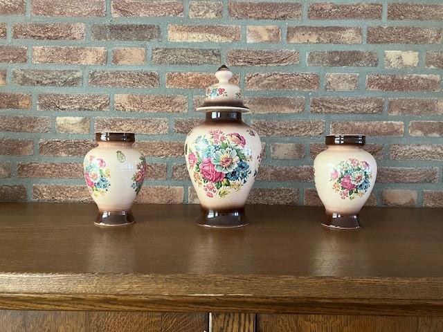 Vintage Modica Gouda Ankara kaststel 3-delig, Antiek en Kunst, Ophalen