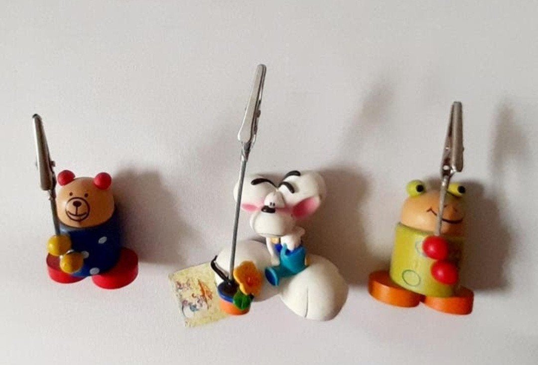 Nieuw 3 x foto/kaart/notitie/aantekeningen houders., Ophalen, Nieuw