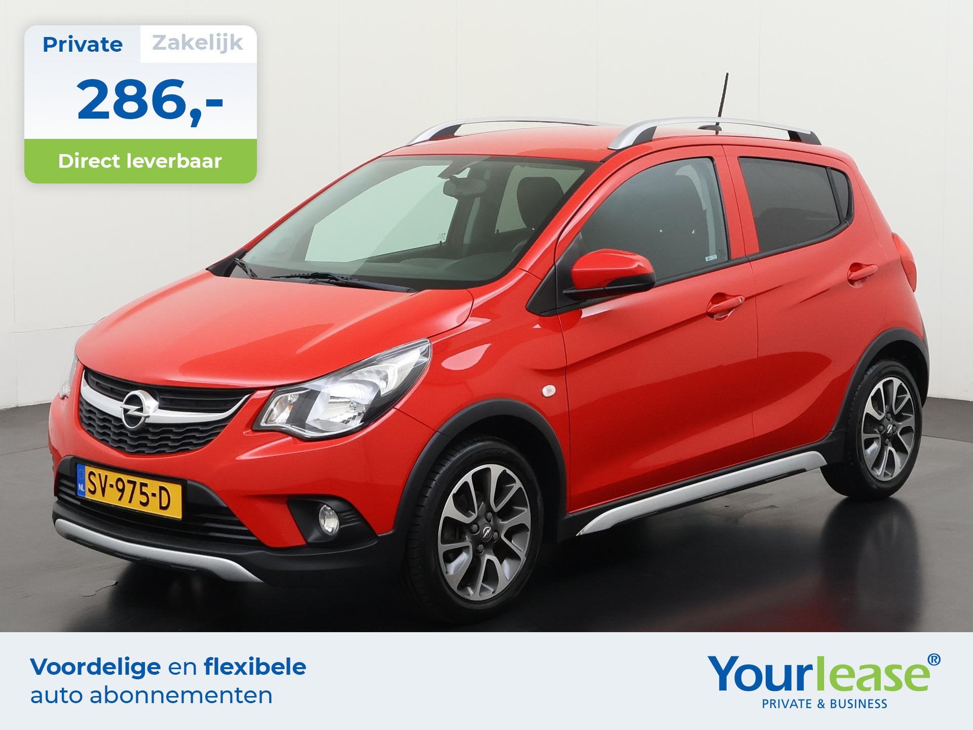 Opel KARL 1.0 Rocks Online Edition | All-in 286,- Private Le, Stof, Gebruikt, 23 km/l, Origineel Nederlands