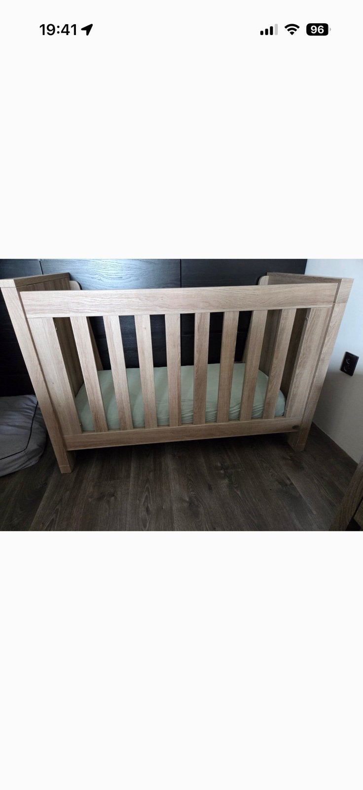 Ledikant/meegroeibed stanford, Kinderen en Baby's, Ophalen, Zo goed als nieuw, Minder dan 140 cm, Minder dan 70 cm