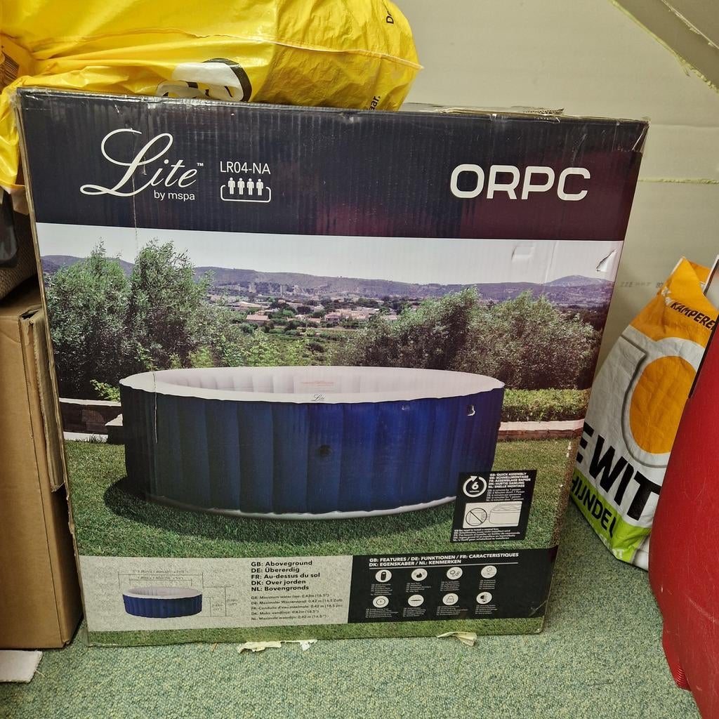 MSpa Lite LR04-NA Opblaasbare Jacuzzi Boven Gronds, Ophalen of Verzenden, Nieuw, Opblaasbaar