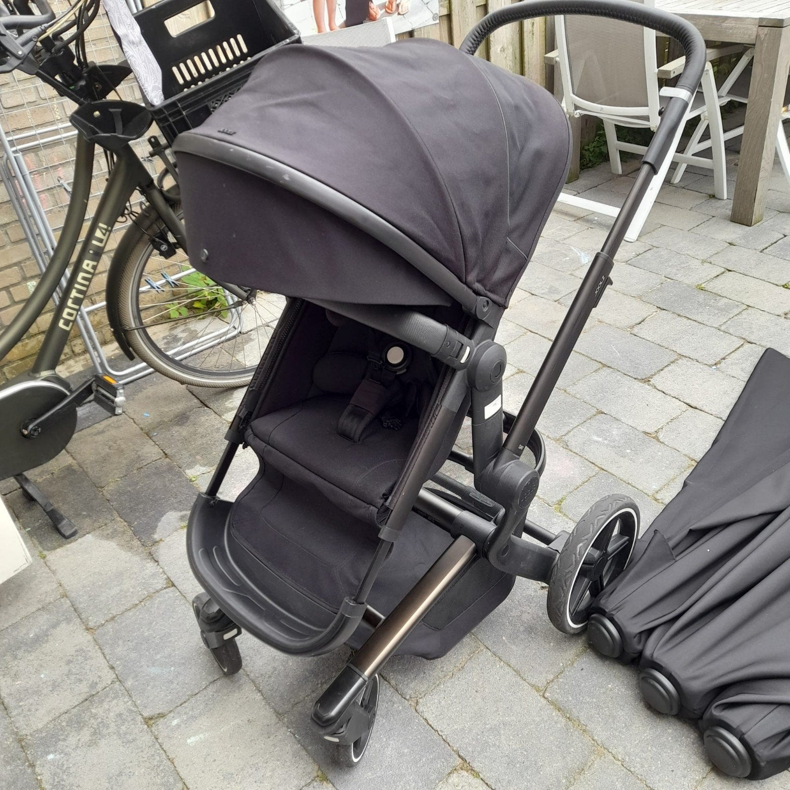 Joolz Day Plus kinderwagen met ligbak en accessoires, Kinderen en Baby's, Kinderwagens en Combinaties, Gebruikt, Met reiswieg