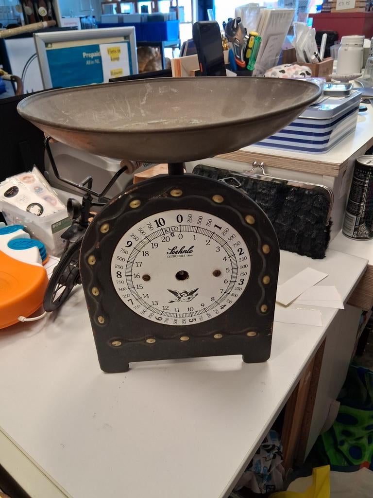 Vintage Soehnle Keukenweegschaal - Analoog, tot 20 kg, Ophalen of Verzenden