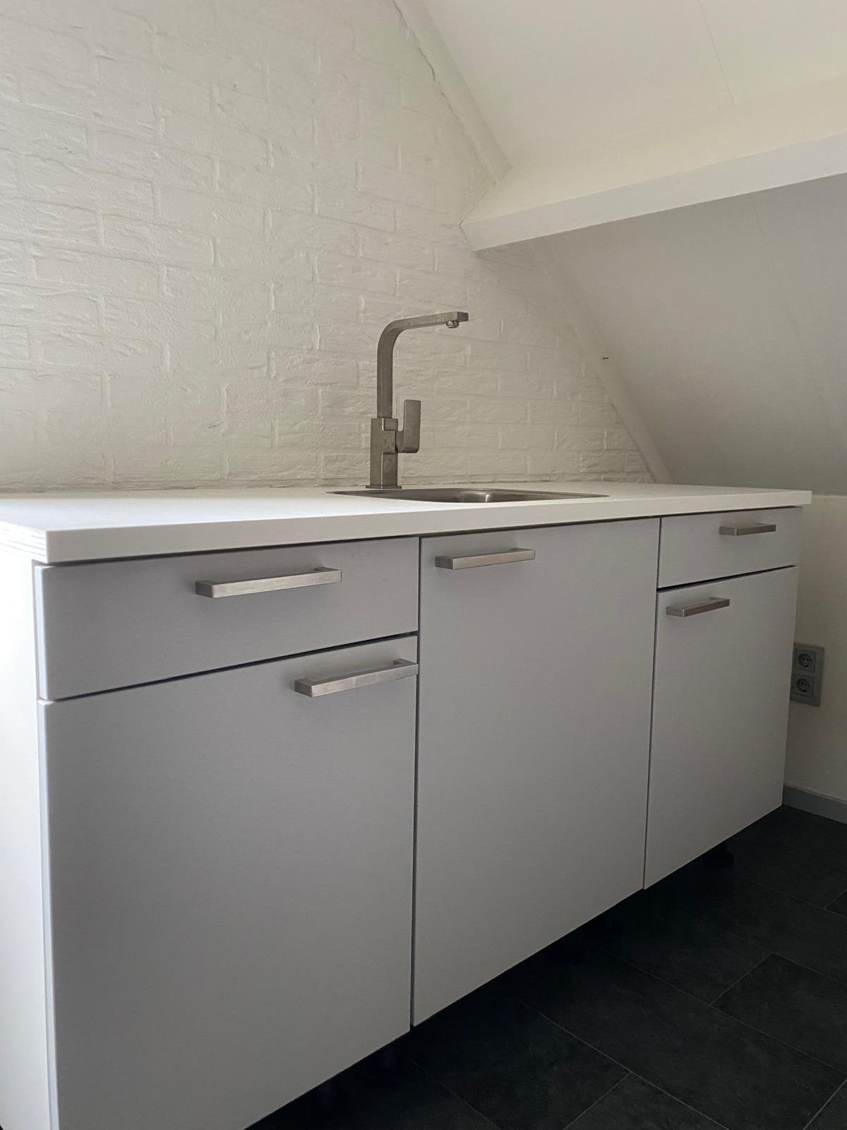 Keukenblok, Ophalen, Zo goed als nieuw, Wit, Enkelwandige keuken