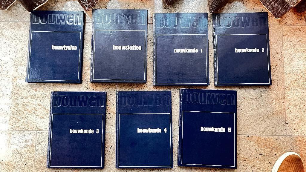 Bouwkunde boeken, complete MTO-serie, Boeken, Gelezen, Diverse auteurs, Ophalen of Verzenden, Bouwkunde