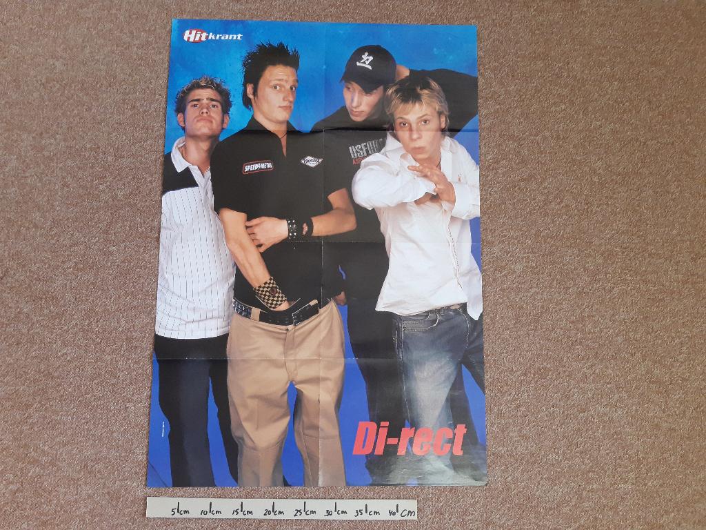Poster DI-RECT Hitkrant Formaat A1 55x80 cm Sugababes, Rechthoekig Staand, Ophalen of Verzenden, Zo goed als nieuw, A1 t/m A3
