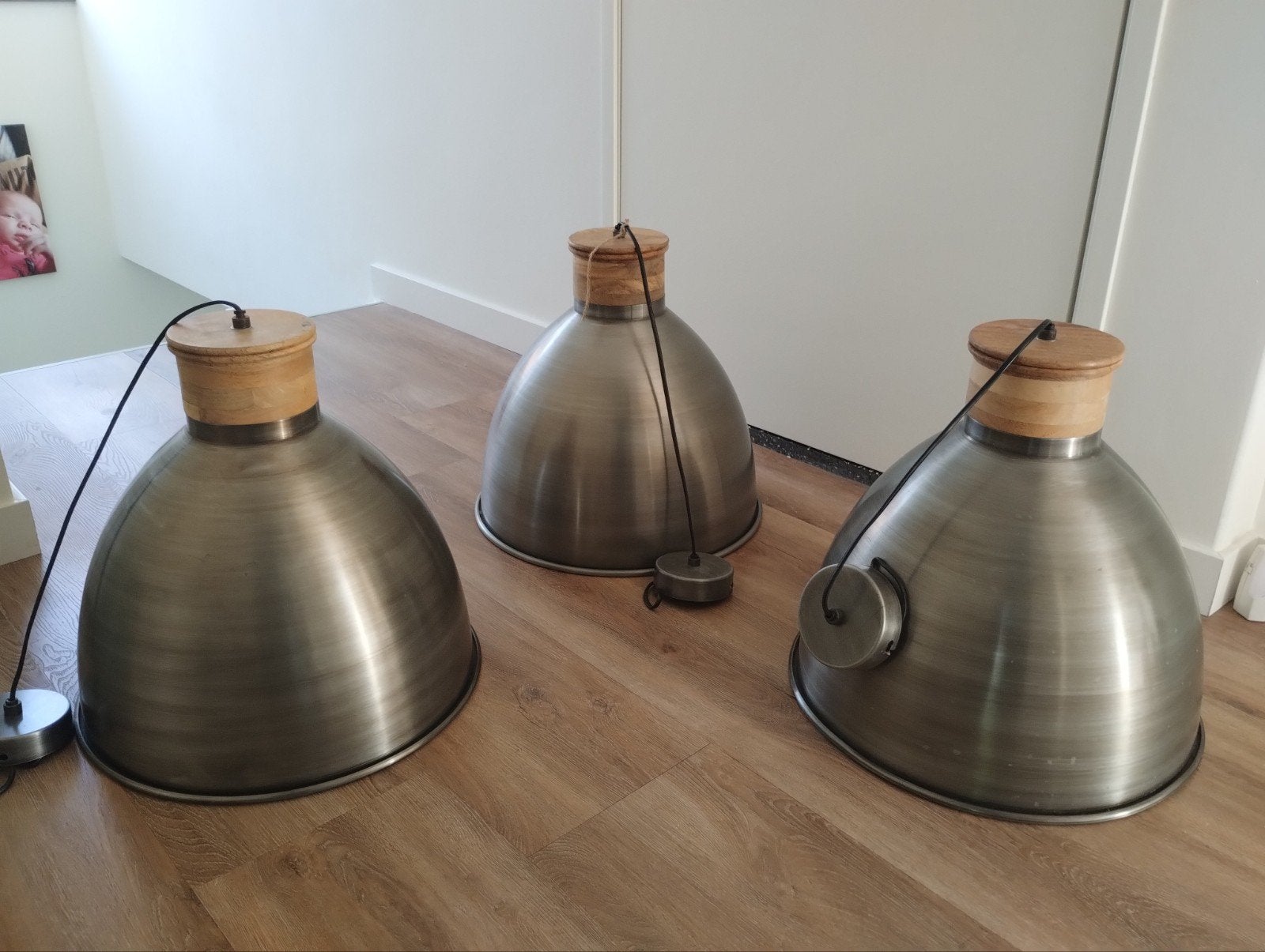 Moderne industriële eettafel lampenset, Ophalen