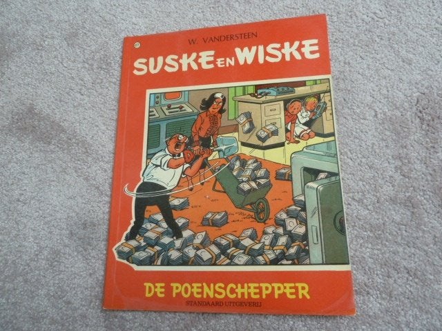 Suske en Wiske nr. 67 De poenschepper uitgave 1971, Boeken, Eén stripboek, Ophalen of Verzenden, Gelezen