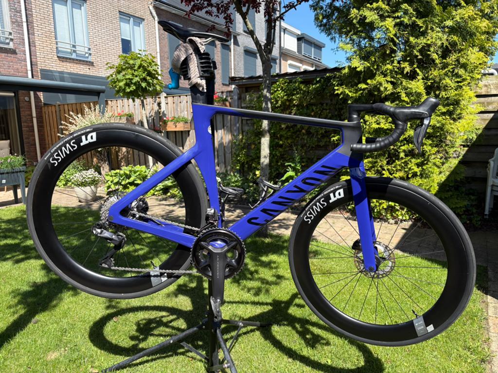 Canyon Aeroad CF SLX8 Ultegra DI2 - maat L, 28 inch, Carbon, Zo goed als nieuw, 57 tot 61 cm