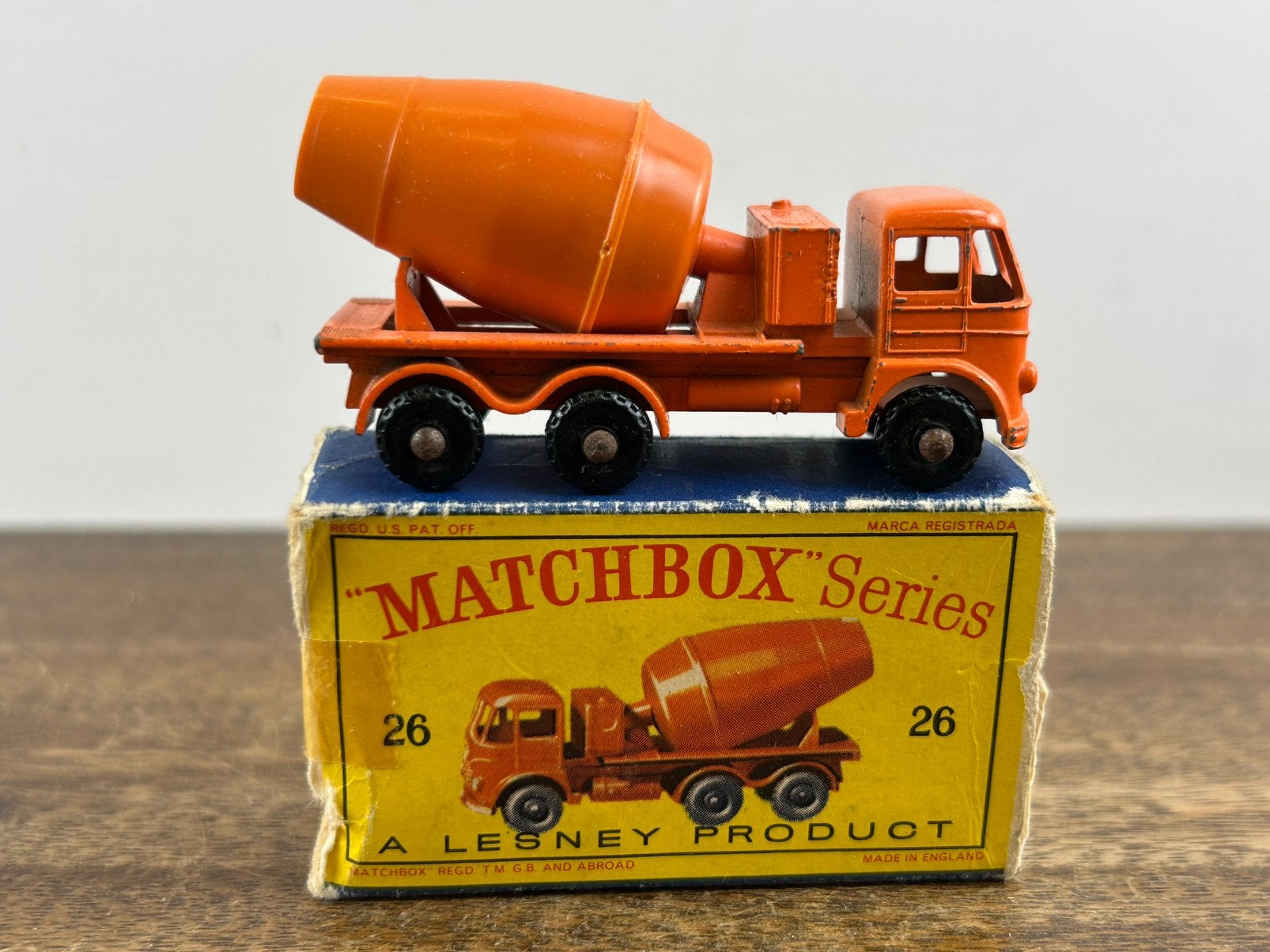 Matchbox 26 Foden Cement Lorry, Ophalen of Verzenden, Zo goed als nieuw, Bus of Vrachtwagen, Matchbox