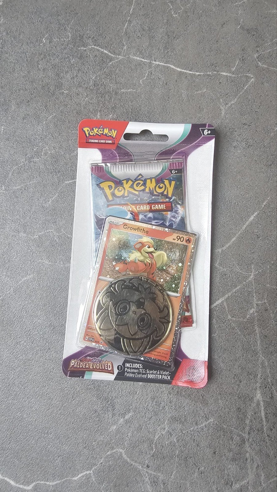 Pokémon Paldea Evolved Blister (Growlithe), Ophalen of Verzenden, Nieuw
